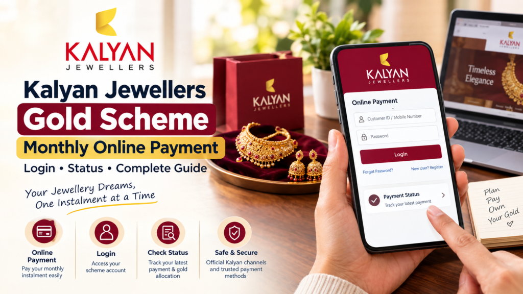 Kalyan Jewellers Gold Scheme Monthly Online Payment